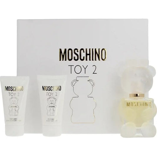Set Moschino: Toy 2, Eau De Parfum, For Women, 50 ml + Toy 2, Hydrating, Body Lotion, 50 ml + Toy 2, Shower Gel, For All