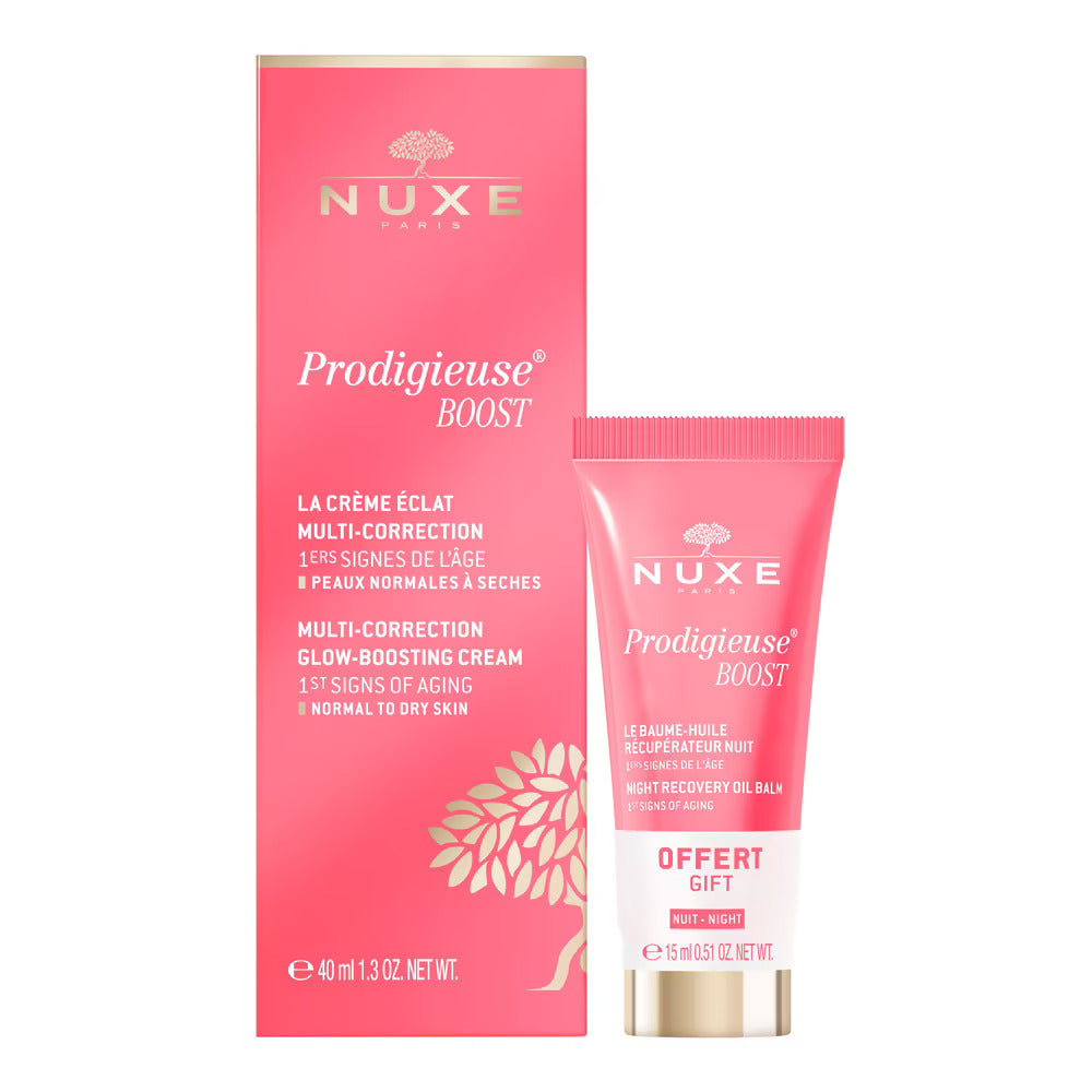 Set Nuxe: Creme Prodigieuse Boost, Multi-Correction, Cream, For Face, 40 ml + Creme Prodigieuse Boost, Recovery, Night,