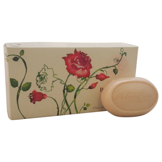 Set Trio, Crabtree & Evelyn, Rosewater, Hydrating, Soap Bar, 3 pcs, 85 g