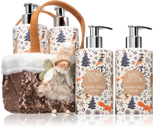 Set Vivian Gray: Bronze Fairy, Hydrating, Hand Cream, 250 ml + Bronze Fairy, Cleansing, Liquid Soap, 250 ml