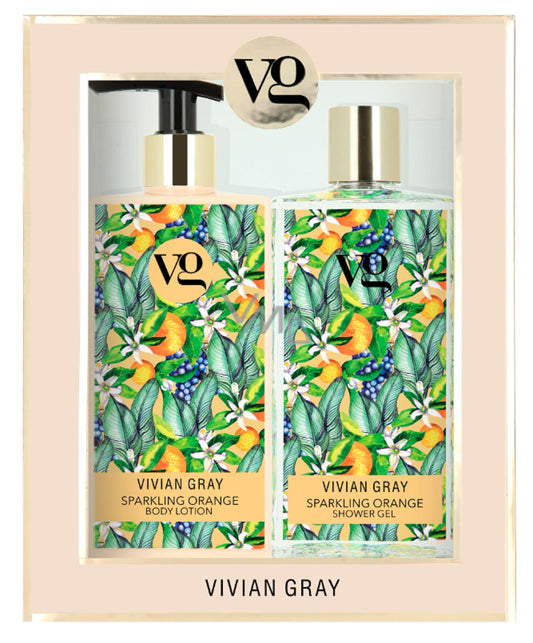 Set Vivian Gray: Sparkling Orange, Cleansing and Hydrating, Shower Gel, For All Skin Types, 350 ml + Sparkling Orange, H