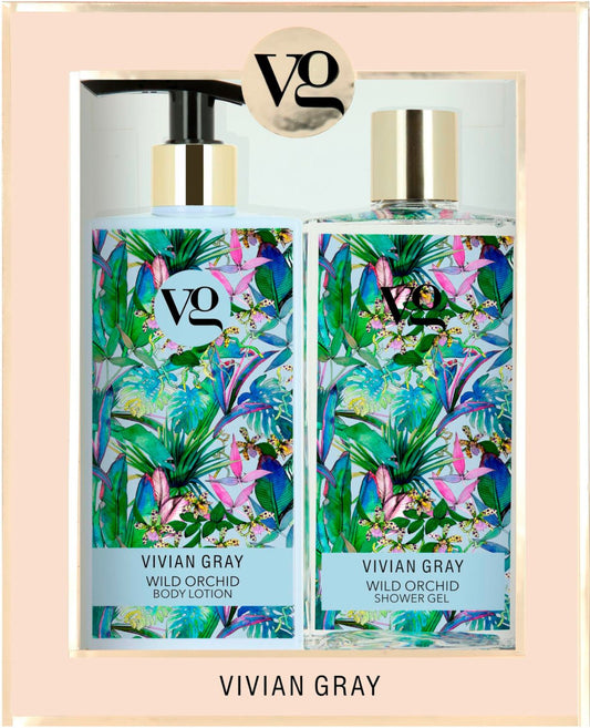 Set Vivian Gray: Wild Orchid, Cleansing and Hydrating, Shower Gel, For All Skin Types, 350 ml + Wild Orchid, Hydrating,