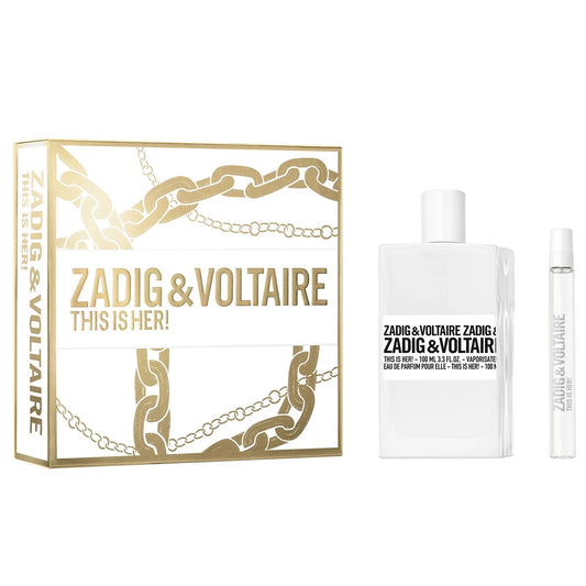 Set Zadig & Voltaire: This Is Her, Eau De Parfum, For Women, 100 ml + This Is Her, Eau De Parfum, For Women, 10 ml