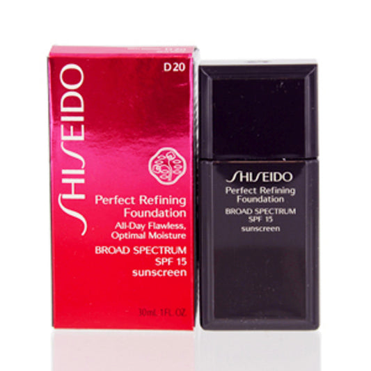 Shiseido, Perfect Refining, Moisturizing, Liquid Foundation, D20, Rich Brown, SPF 15, 30 ml