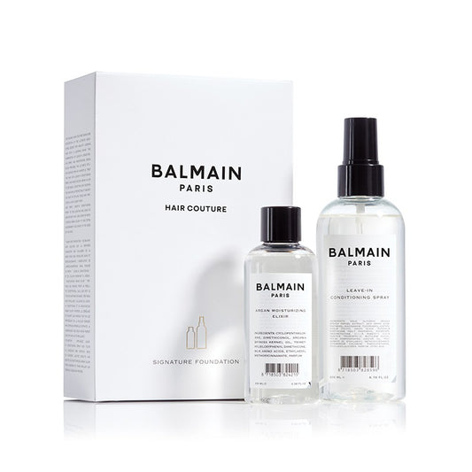 Signature Foundation Set Balmain Professionnel: Balmain Professionnel, Hair Leave-In Conditioner, For Nourishing, 200 ml + Argan Moisturising Elixir, Hair Oil, For Nourishing, 100 ml