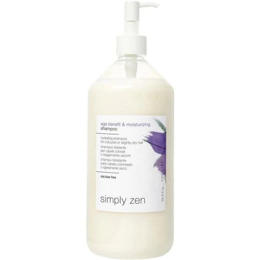 Simply Zen, Age Benefit & Moisturizing, Hair Shampoo, For Hydration, 1000 ml