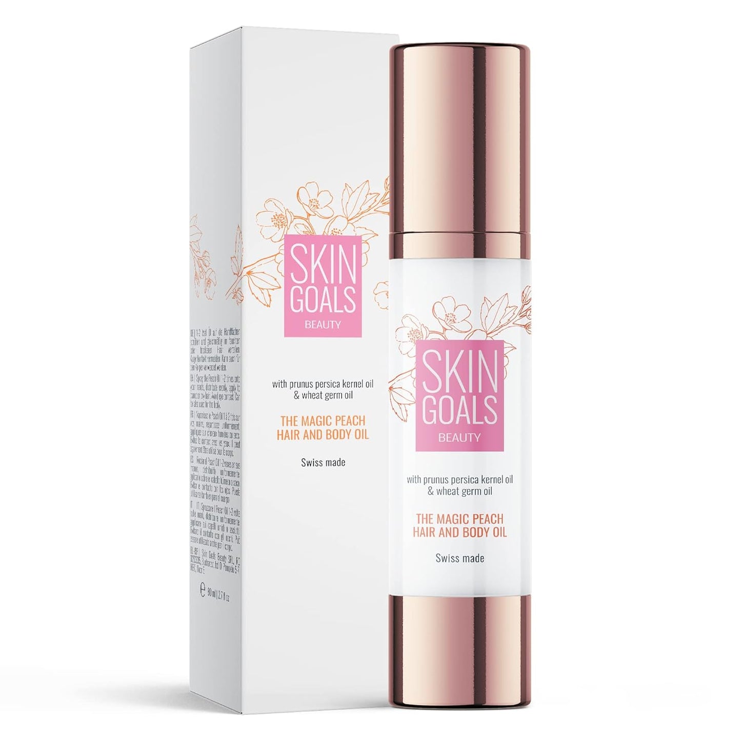 Skin Goals Beauty, The Magic Peach, Hydra-Nourishing, Oil, For Hair & Body, 80