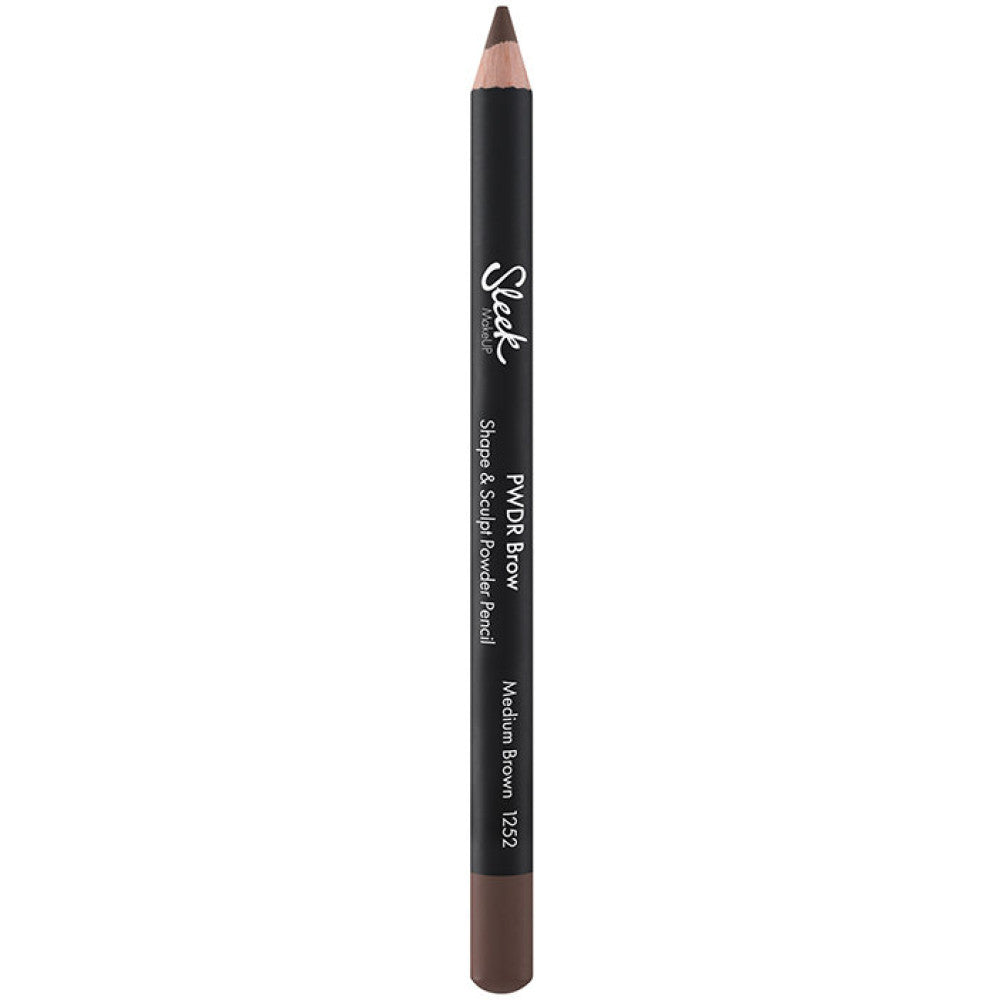 Sleek MakeUP, Pwdr, Blending, Eyebrow Cream Pencil, 1252, Medium Brown, 1.29 g