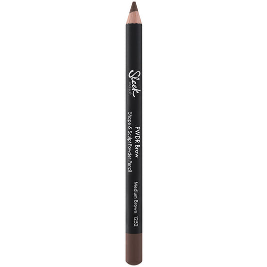 Sleek MakeUP, Pwdr, Blending, Eyebrow Cream Pencil, 1252, Medium Brown, 1.29 g