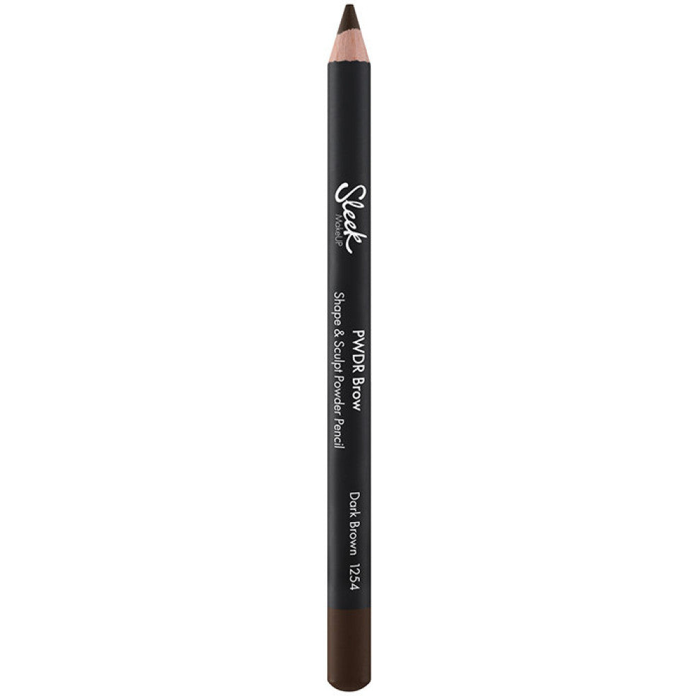 Sleek MakeUP, Pwdr, Blending, Eyebrow Cream Pencil, 1254, Dark Brown, 1.29 g