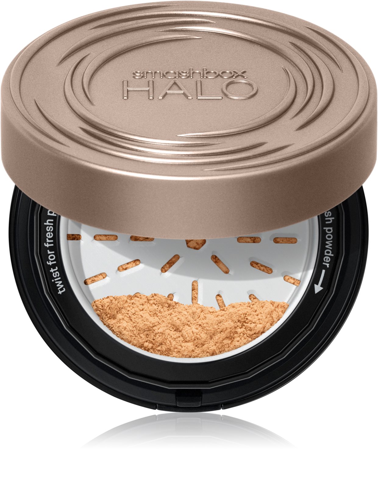 Smashbox, Halo Fresh Ground, Makeup Powder, Light Medium, 10 g