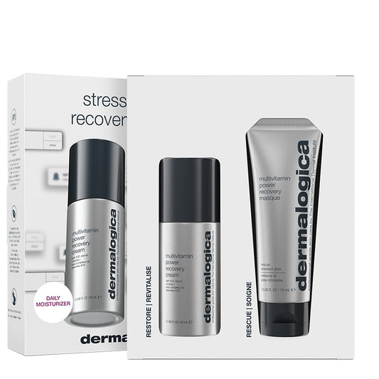 Stressed Skin Recovery System Set Dermalogica: Multivitamin Power Recovery, Recovery, Cream, For Face, 50 ml + Multivita