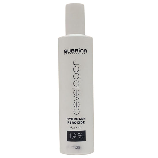 Subrina Professional, Hydrogen Peroxide, Developer, Hair Oxidant Lotion, 1.9%, 6.3 vol, 120