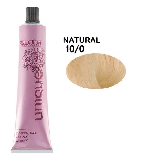 Subrina Professional, Unique, Permanent Hair Dye, 10/0 Bright Blonde, 100 ml