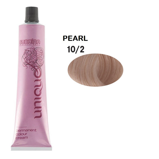 Subrina Professional, Unique, Permanent Hair Dye, 10/2 Bright Pearl Blonde, 100 ml