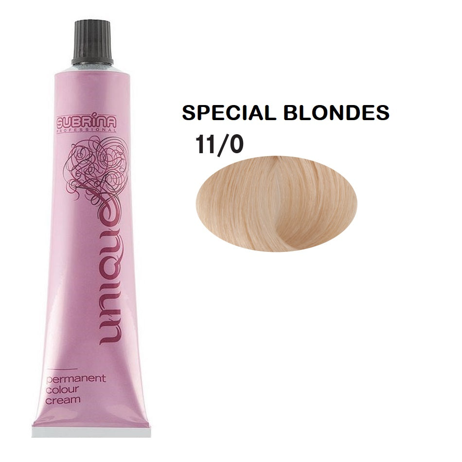 Subrina Professional, Unique, Permanent Hair Dye, 11/0 Special Natural Blonde, 100 ml