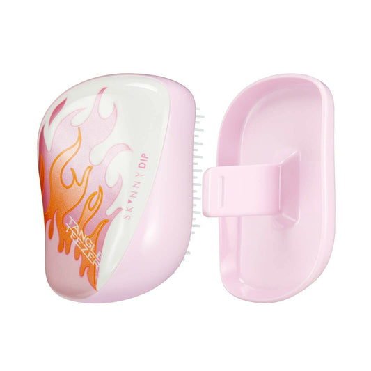 Tangle Teezer, Compact Styler, Detangler, Hair Brush, Dip Flames