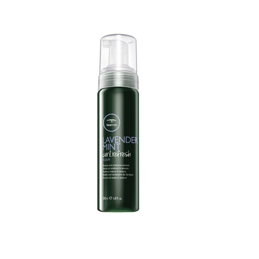 Tea Tree by Paul Mitchell, Lavender Mint, Paraben-Free, Hair Styling Foam, Curl Refresh, 200 ml