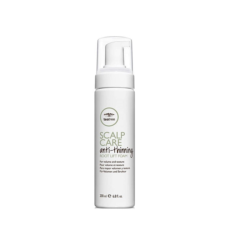 Tea Tree by Paul Mitchell, Scalp Care Anti-Thinning, Paraben-Free, Hair Styling Foam, For Volume & Texture, 200 ml