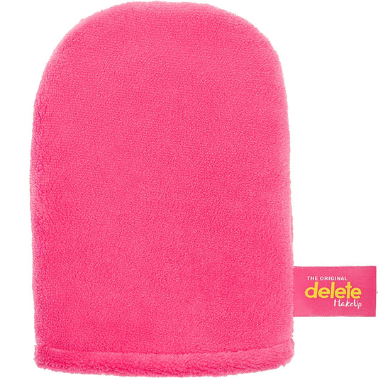 The Original, Delete Makeup, Textile Makeup Remover Glove, Pink