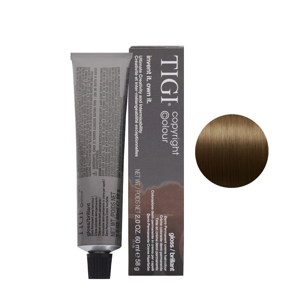 Tigi, Colour Gloss, Semi-Permanent Hair Dye, 5/0 Light Natural Brown, 60 ml