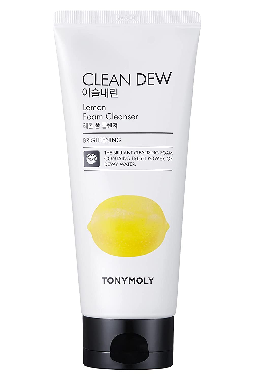 Tonymoly Clean Dew Brightening Lemon Foam Cleanser 6.08 Ounces