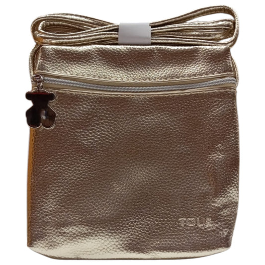 Tous, 15 Anniversary, Textile Bag, Shoulder Bag, Gold, For Women