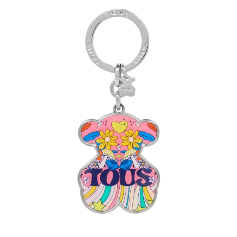 Tous, Magic Flowers Bear, Metal Keyring