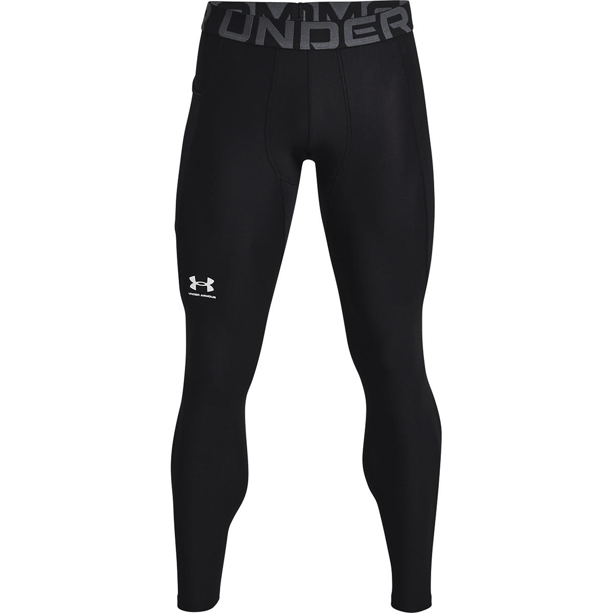 Under Armour, HeatGear, Sports Men Synthetic Leggings, Black, Size S