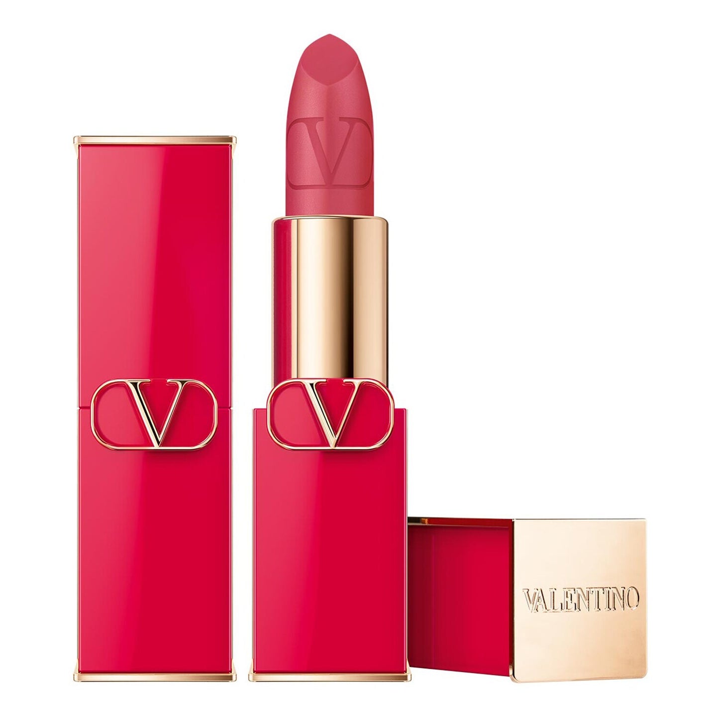 Valentino, Rosso, Matte, Cream Lipstick, 102R, Refillable, 3.5 g