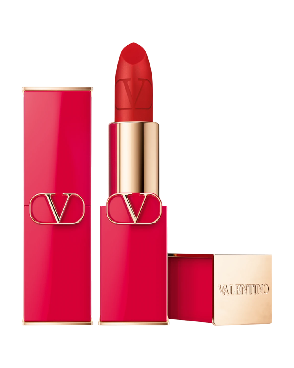 Valentino, Rosso, Matte, Cream Lipstick, 211A, Refillable, 3.5 g