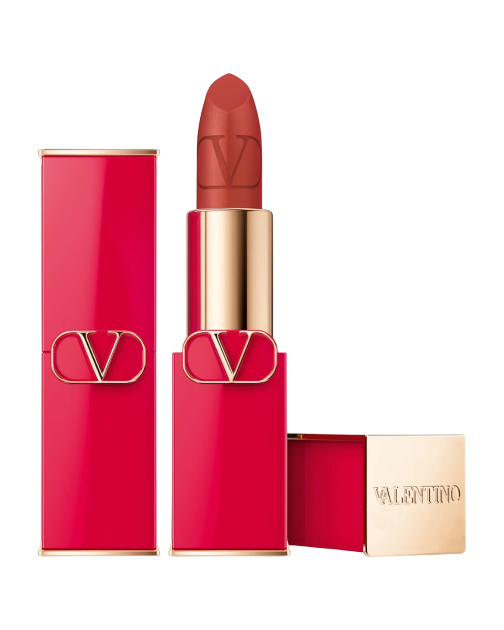 Valentino, Rosso, Matte, Cream Lipstick, 409A, Refillable, 3.5 g