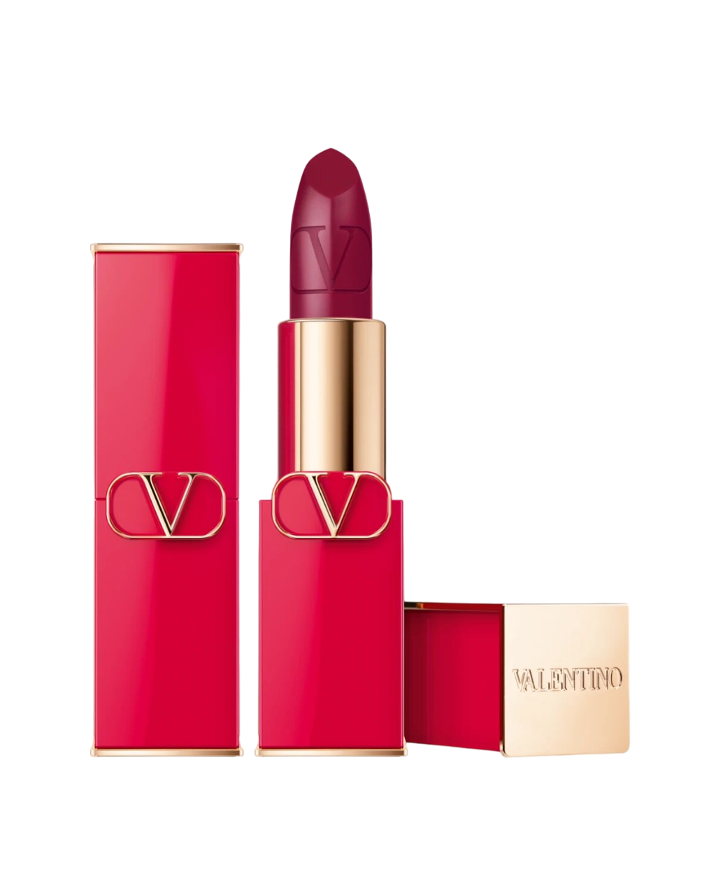 Valentino, Rosso, Satin Finish, Cream Lipstick, 505R, Refillable, 3.5 g