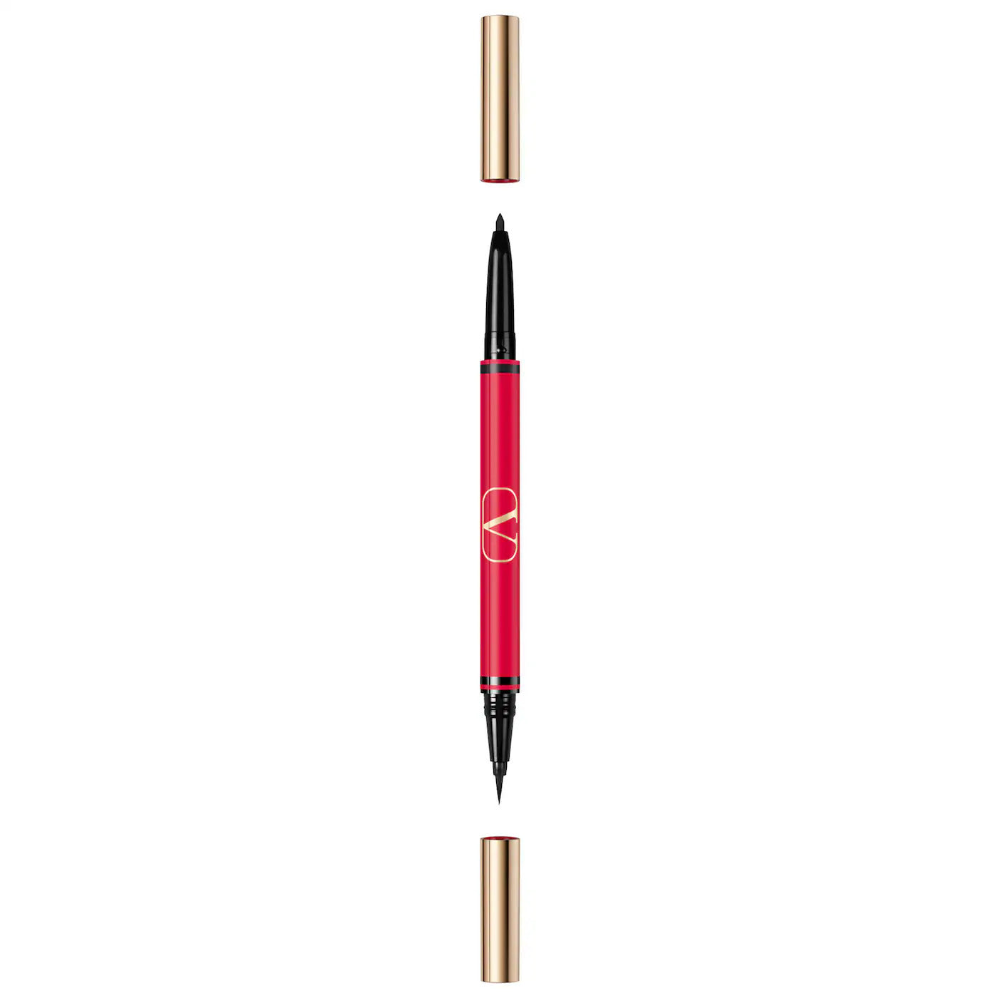 Valentino, Twin Liner, Double-Ended, Gel Pencil Eyeliner, 01, Black & Nero, 8 g