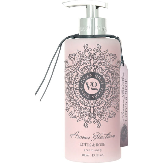 Vivian Gray, Aroma Selection, Lotus & Rose, Cleansing, Liquid Soap, 400 ml