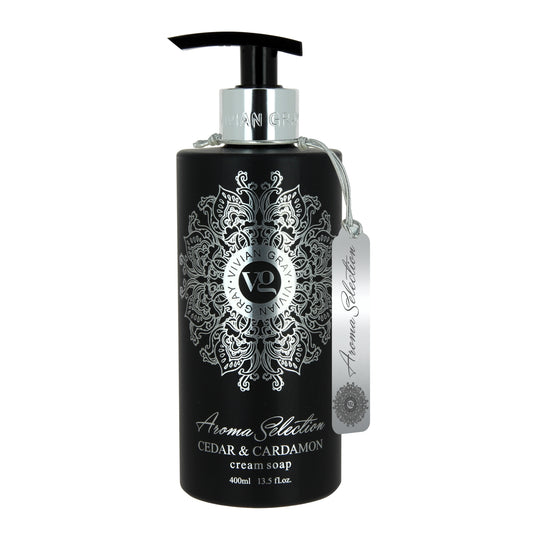 Vivian Gray, Aroma Selection, Cedar & Cardamon, Cleansing, Liquid Soap, 400 ml