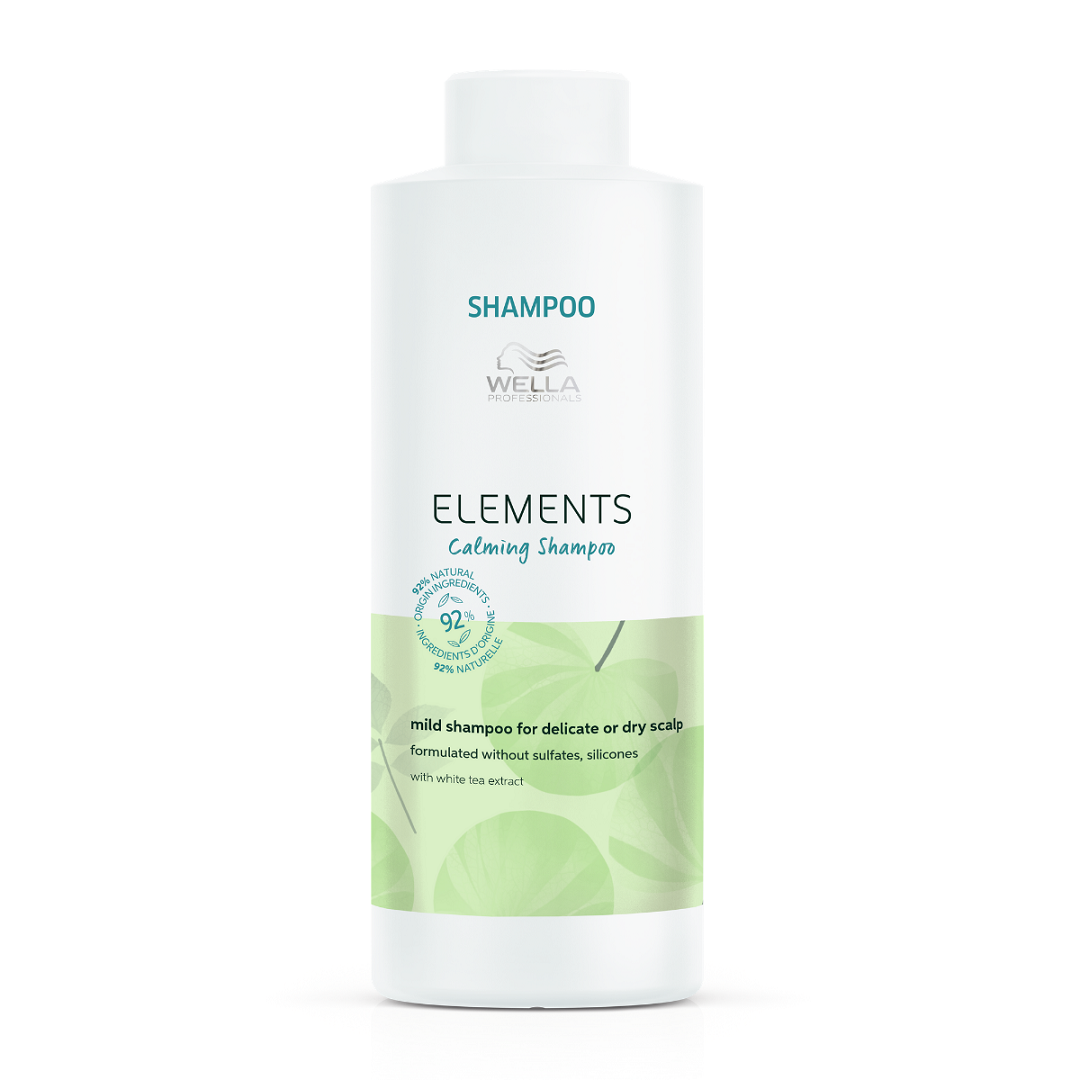 Wella Professionals, Elements Calming, Silicone Free, Hair Shampoo, For Calming, 1000 ml