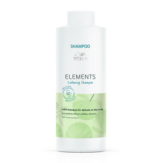 Wella Professionals, Elements Calming, Silicone Free, Hair Shampoo, For Calming, 1000 ml