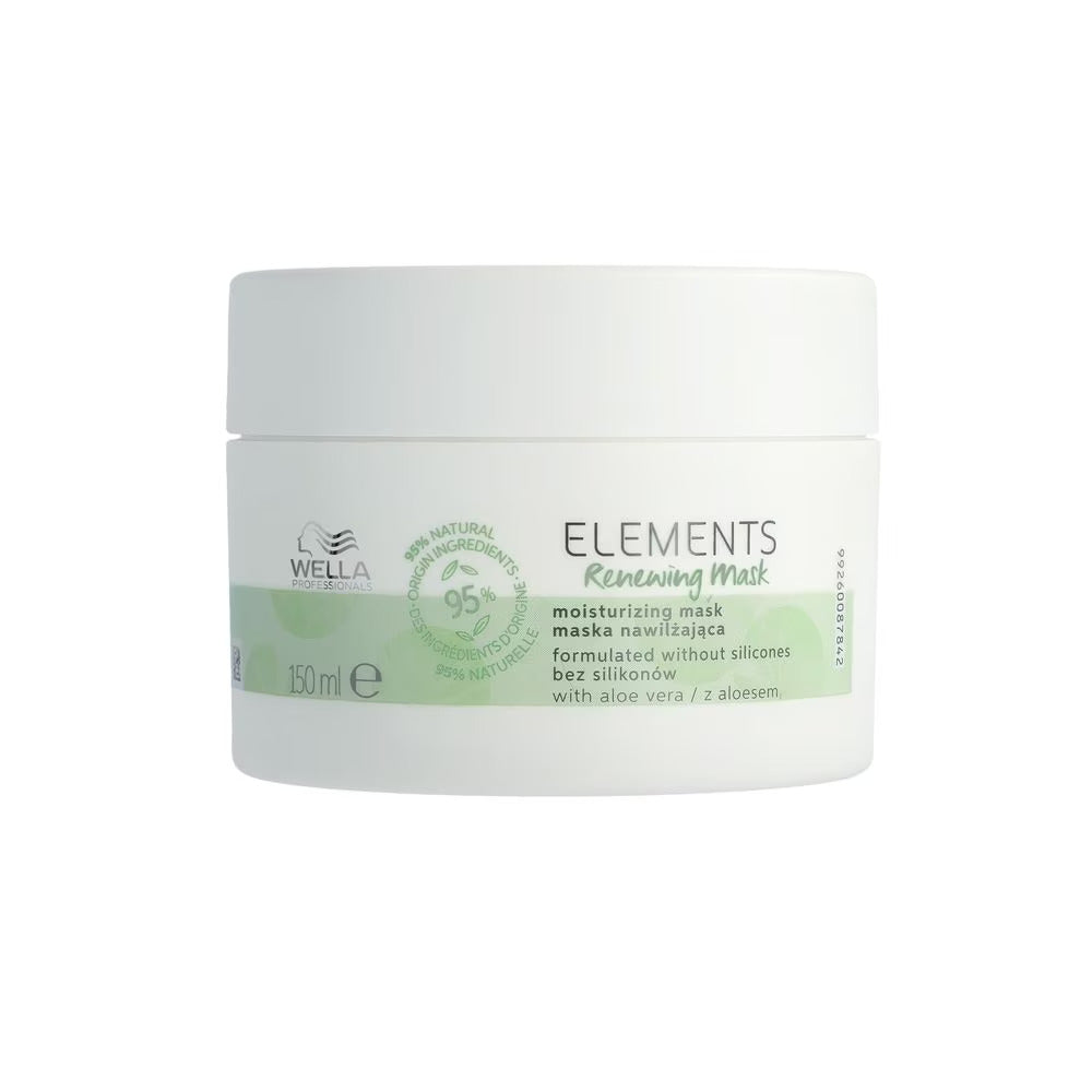 Wella Professionals, Elements Renewing, Aloe Vera, Hair Treatment Cream Mask, For Moisturizing, 150 ml