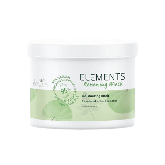 Wella Professionals, Elements Renewing, Silicone Free, Hair Treatment Cream Mask, For Smoothening, After Shampoo, 500 ml