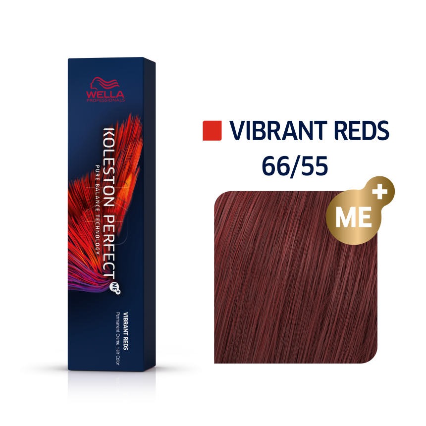 Wella Professionals, Koleston Perfect Me+, Permanent Hair Dye, 66/55 Intense Dark Blonde Mahon, 60 ml