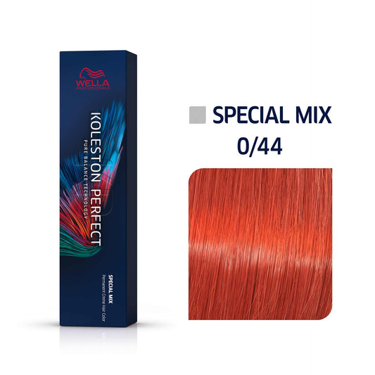 Wella Professionals, Koleston Perfect Special Mix Me+, Permanent Hair Dye, 0/44 Copper Intensive, 60 ml