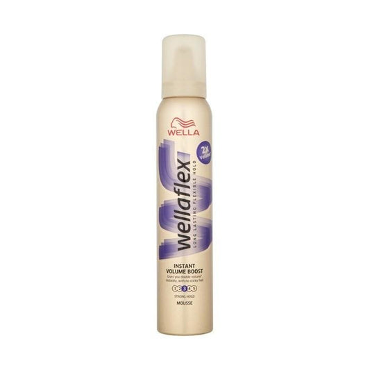 Wella, Wellaflex Instant Volume Boost, Hair Styling Mousse, For Volume, Strong Hold, 200 ml