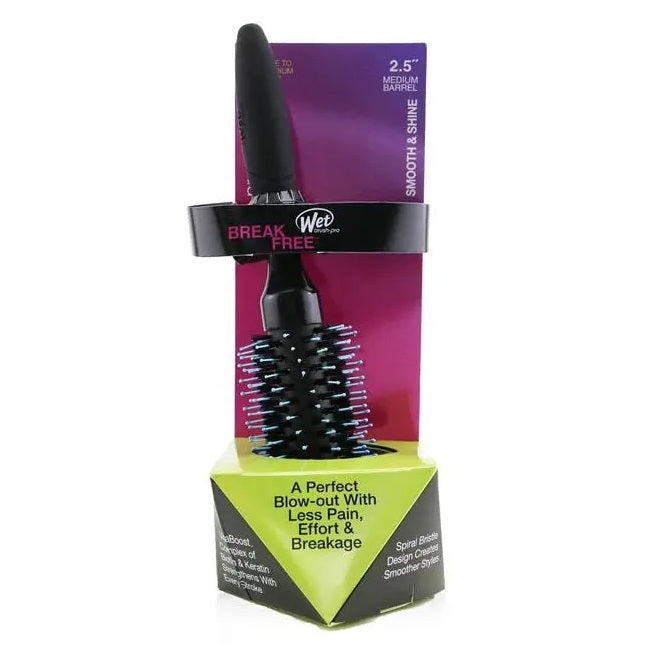 Wet Brush, Break Free, Round, Hair Brush, 2.5 Medium, Smooth & Shine