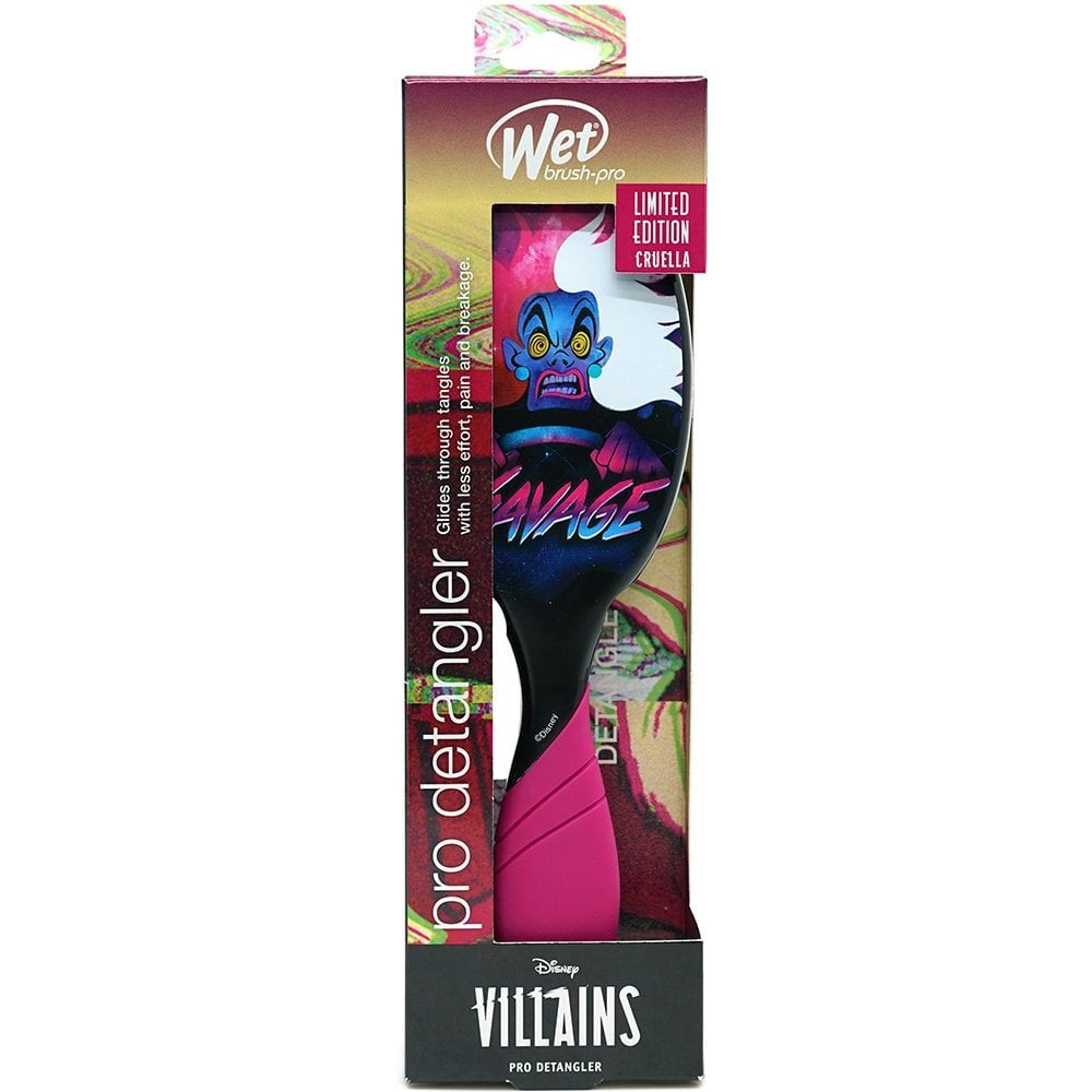 Wet Brush, Disney Villains Collection - Pro, Detangler, Hair Brush, Savage/Cruella, Detangle