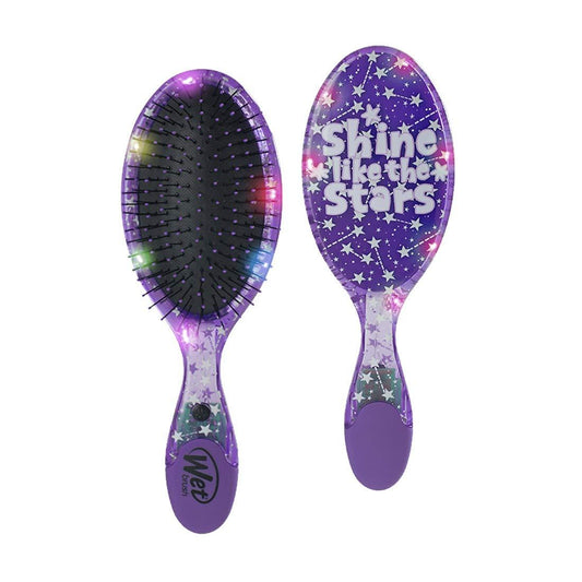 Wet Brush, Galaxy Twinkling Lights Collection - Original, Detangler, Hair Brush, Purple Stars, Detangle