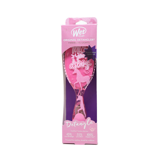 Wet Brush, Twinkling Lights Collection - Original, Detangler, Hair Brush, Pink Unicorn, Detangle