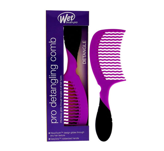 Wet Brush, Detangling - Pro, Hair Plastic Comb, Purple, Detangle