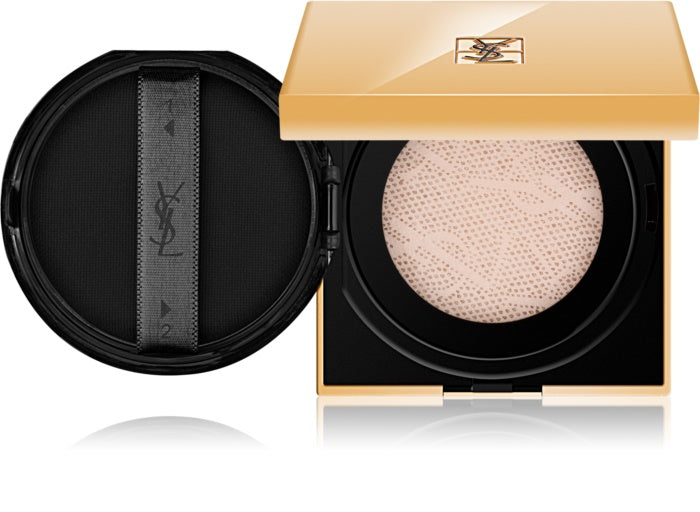 Yves Saint Laurent, Touche Eclat Le Cushion Collector, Customizable Radiance & Coverage, Compact Foundation, B 20, Ivory, SPF 50, 15 g